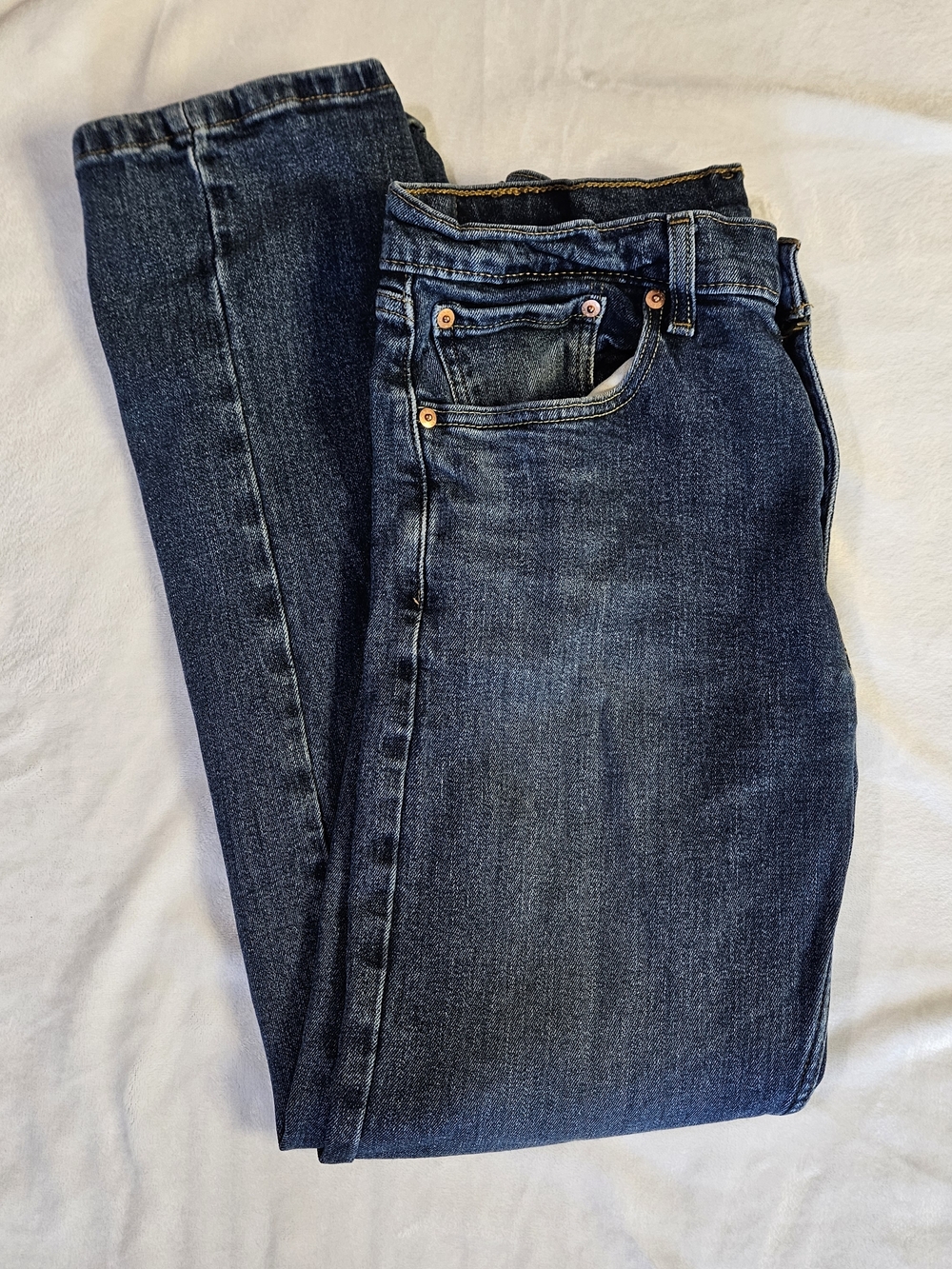 Men's Levi's 505 Regular Fit Blue Jeans GUC 32/32